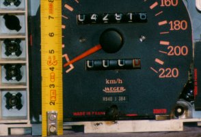 Measure the needle positions