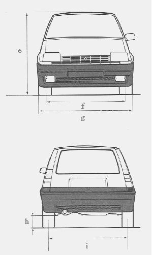 Front and rear view